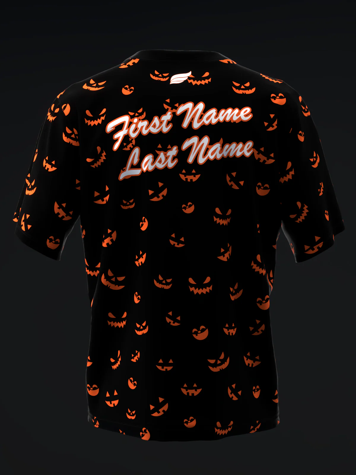 Midnight Jack - Black Orange - Bowling Jersey - Image 5