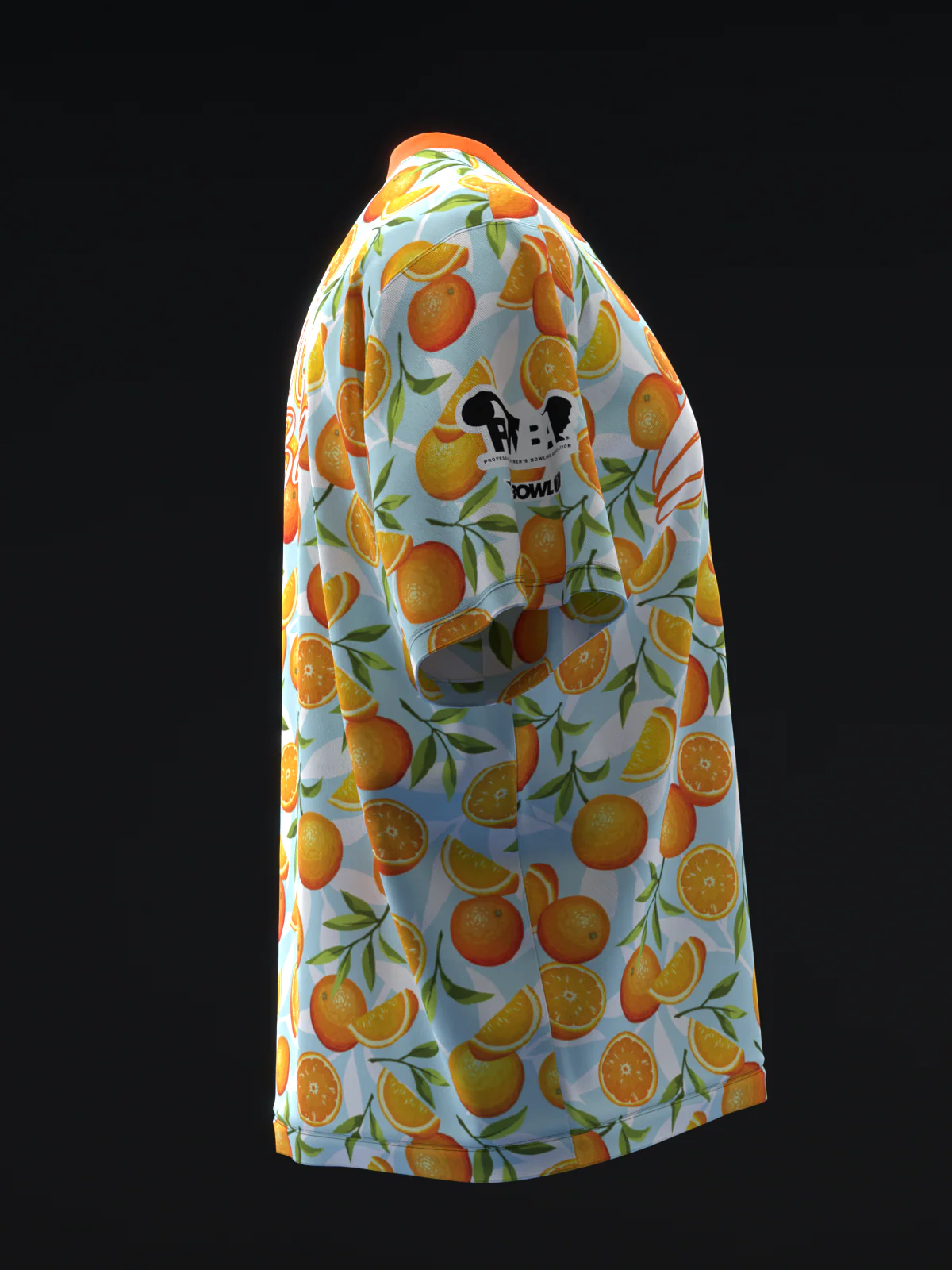 Misaki Bolleby 2025 - Orange Citrus - Bowling Jersey - Image 4