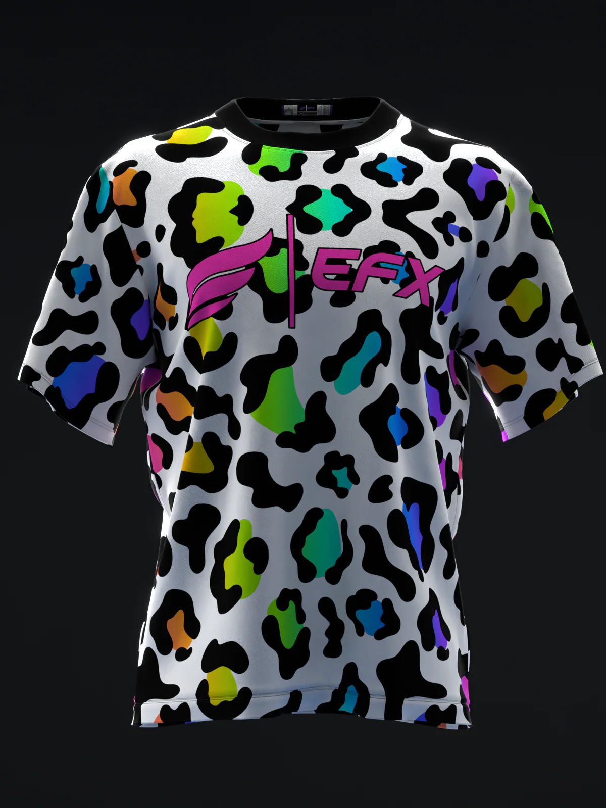 Neon Cheetah - Vibrant - Bowling Jersey - Image 2