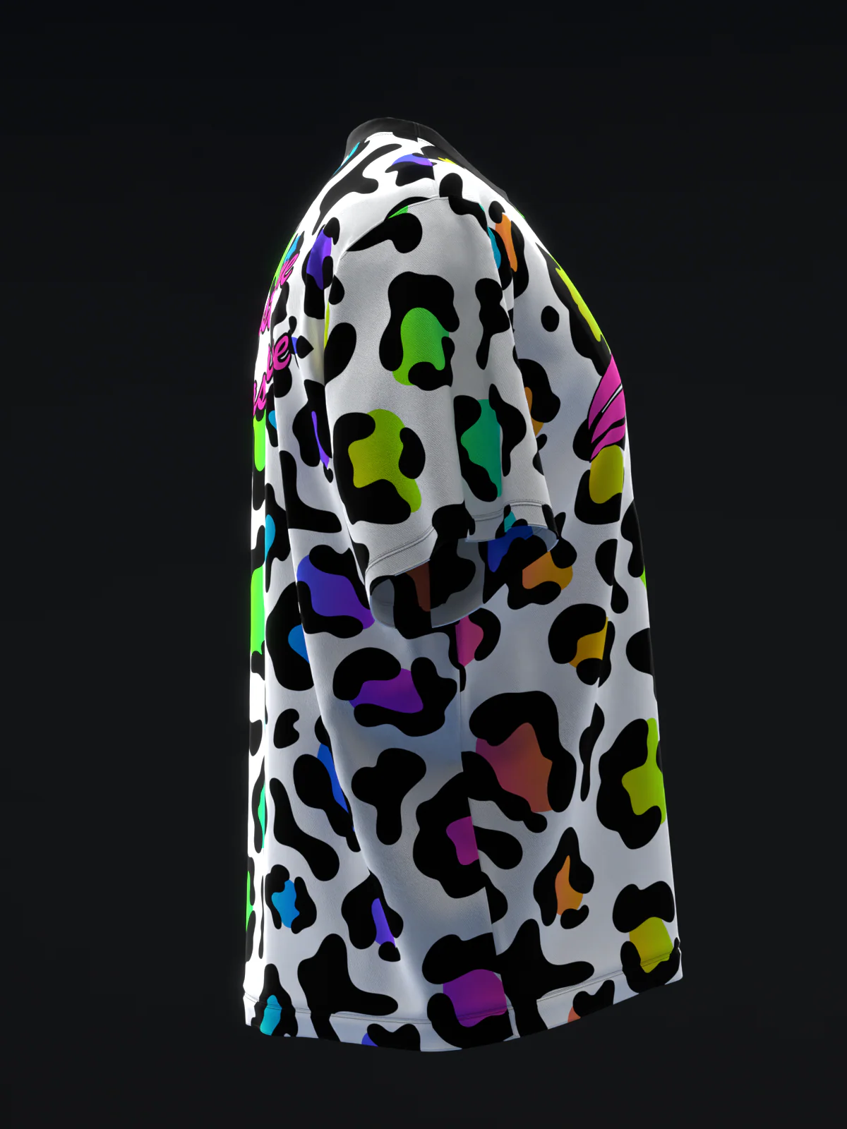Neon Cheetah - Vibrant - Bowling Jersey - Image 4