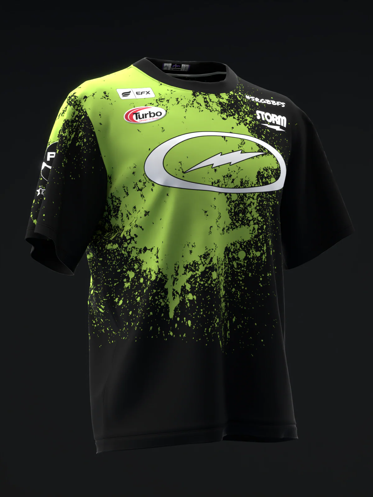 Nick Brown 2026 - Splatter Green - Bowling Jersey - Image 3