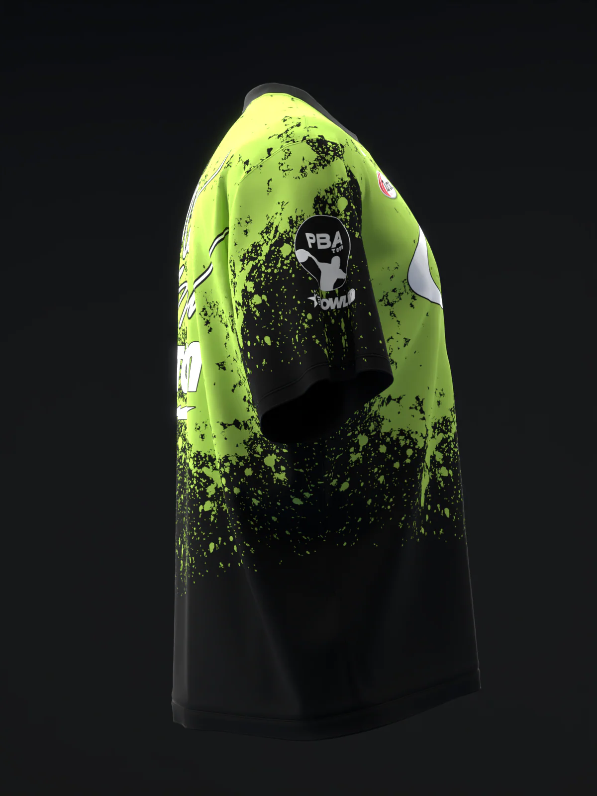 Nick Brown 2026 - Splatter Green - Bowling Jersey - Image 4