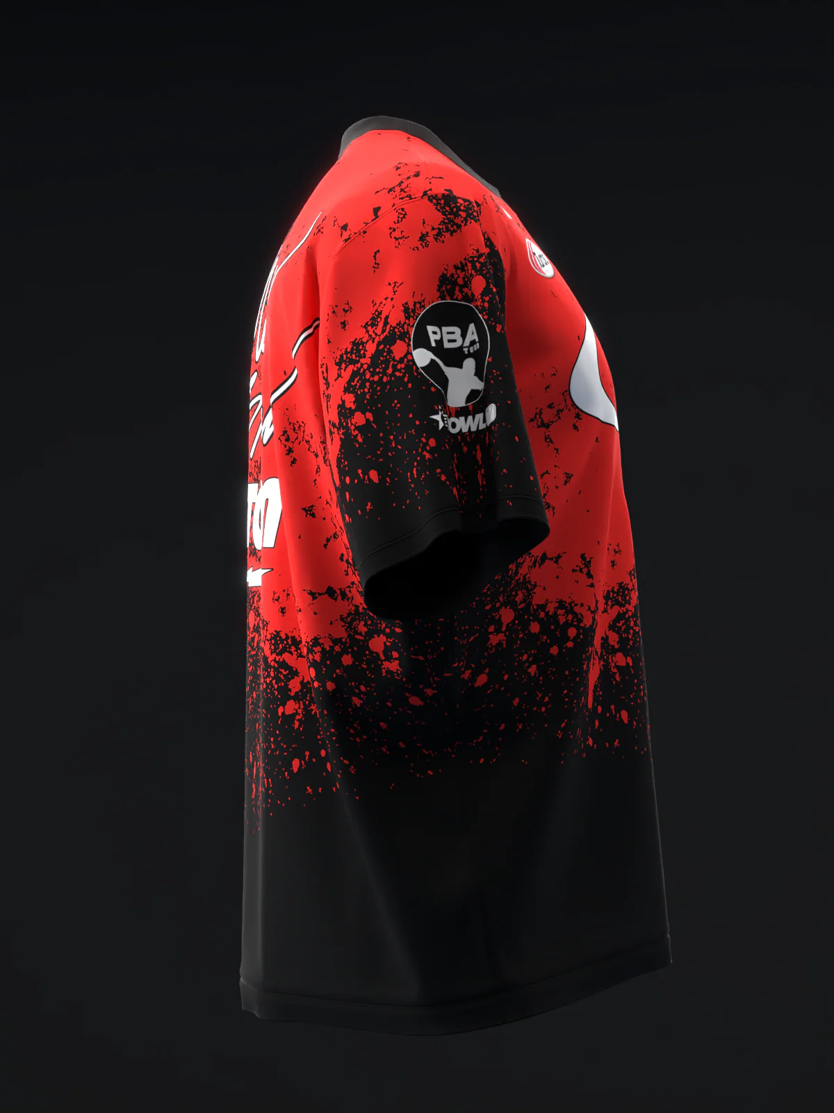 Nick Brown 2026 - Splatter Red - Bowling Jersey - Image 4