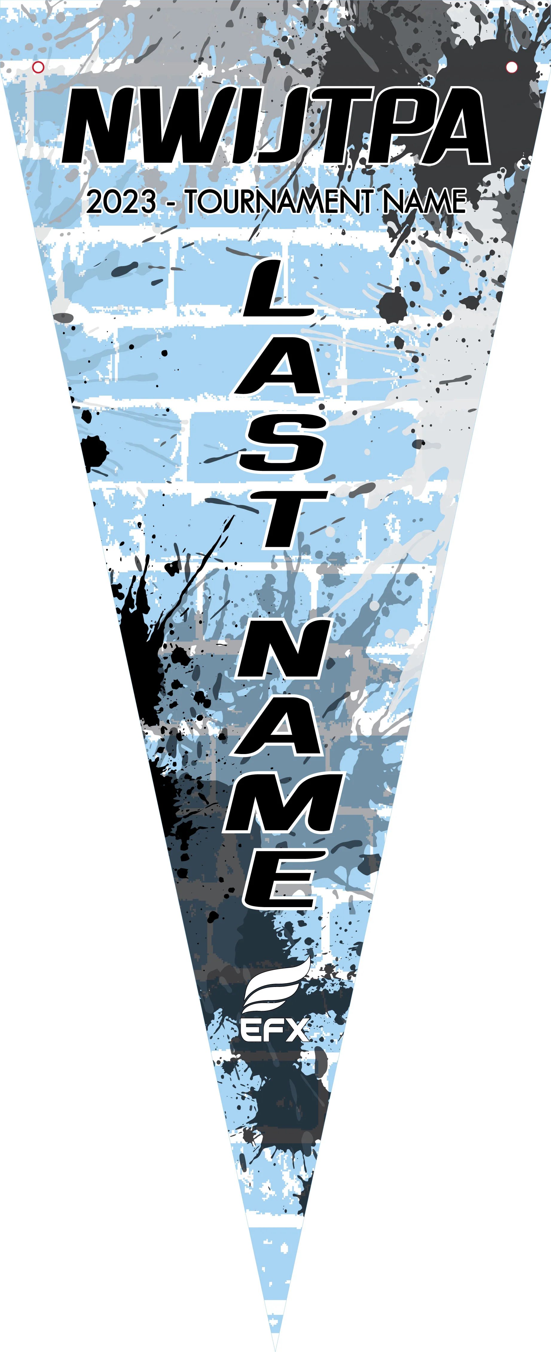NWIJTPA - Brick - Bowling Pennant - Image 3
