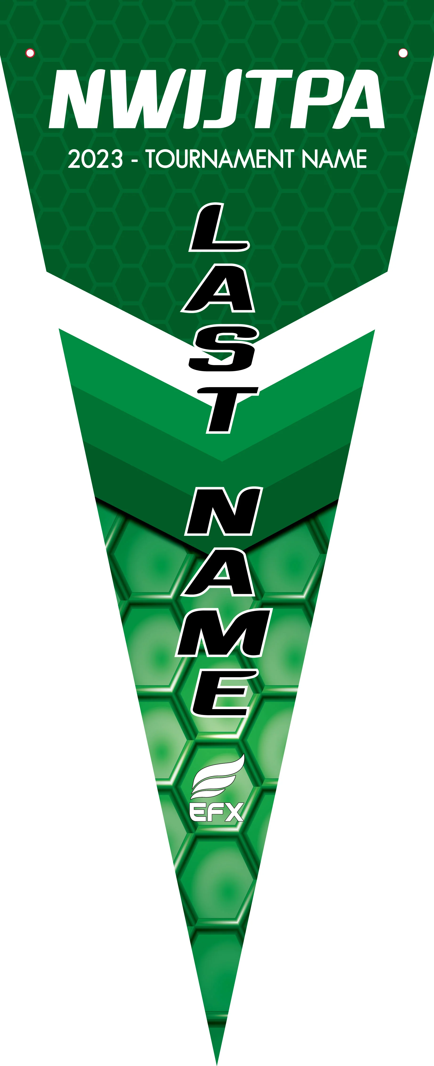 NWIJTPA - Honeycomb - Bowling Pennant - Image 3