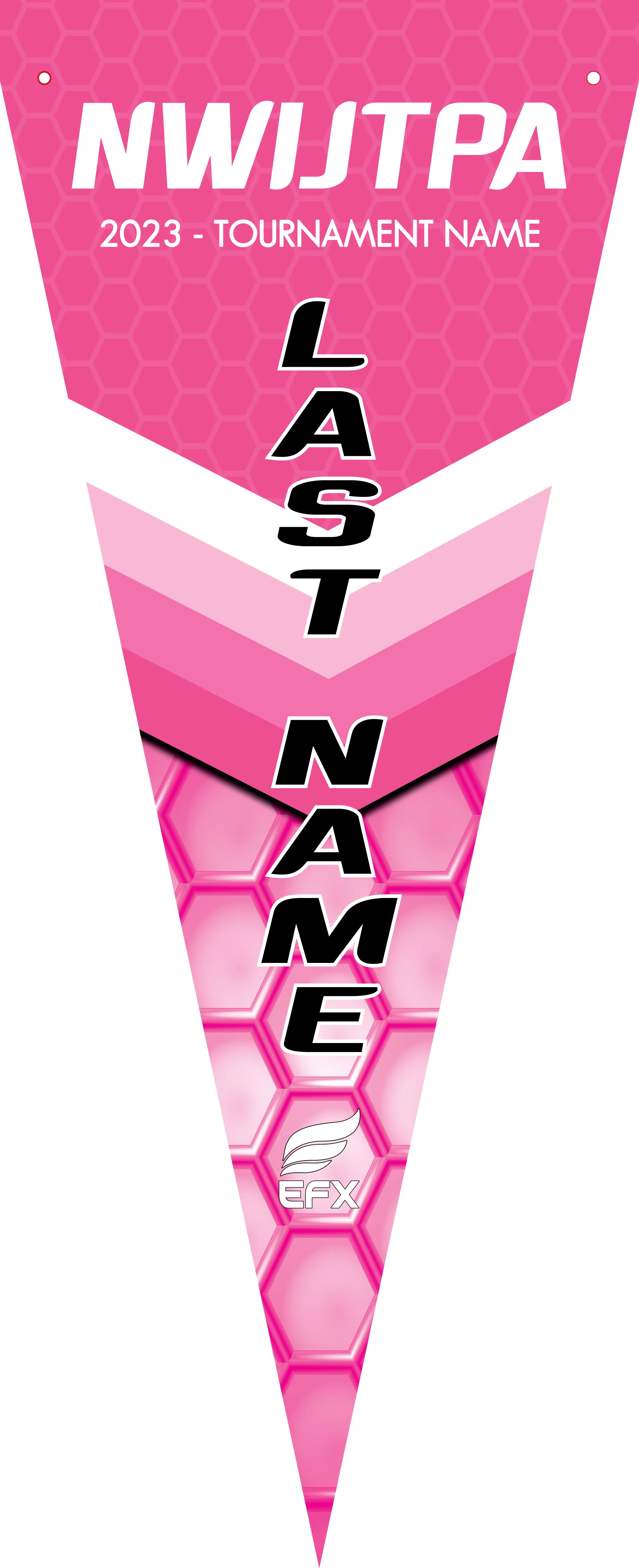 NWIJTPA - Honeycomb - Bowling Pennant - Image 4