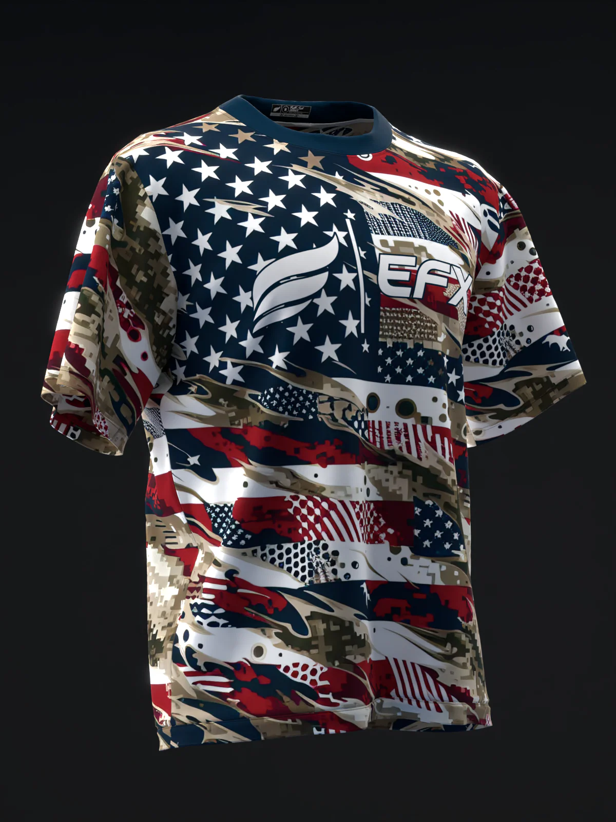 Patriotic Camo - RWB - Bowling Jersey - Image 3