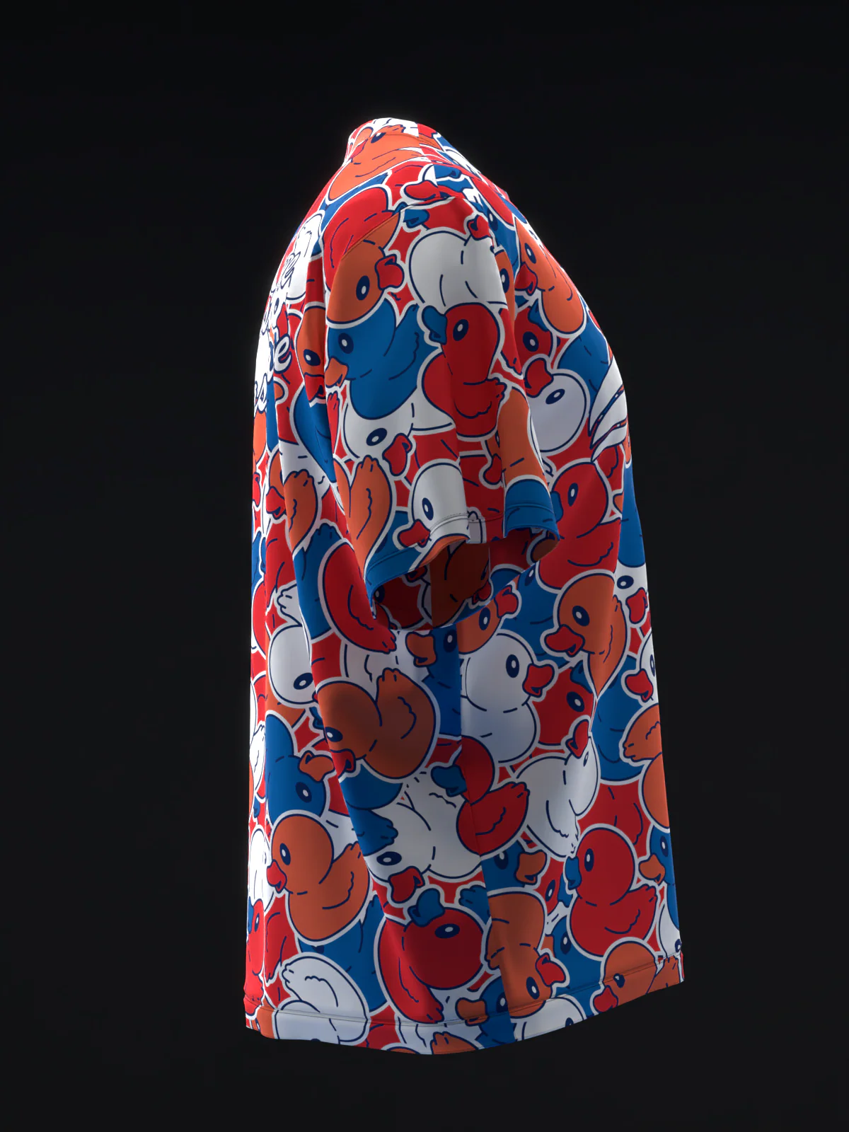 Patriotic Rubber Duck - RWB - Bowling Jersey - Image 4