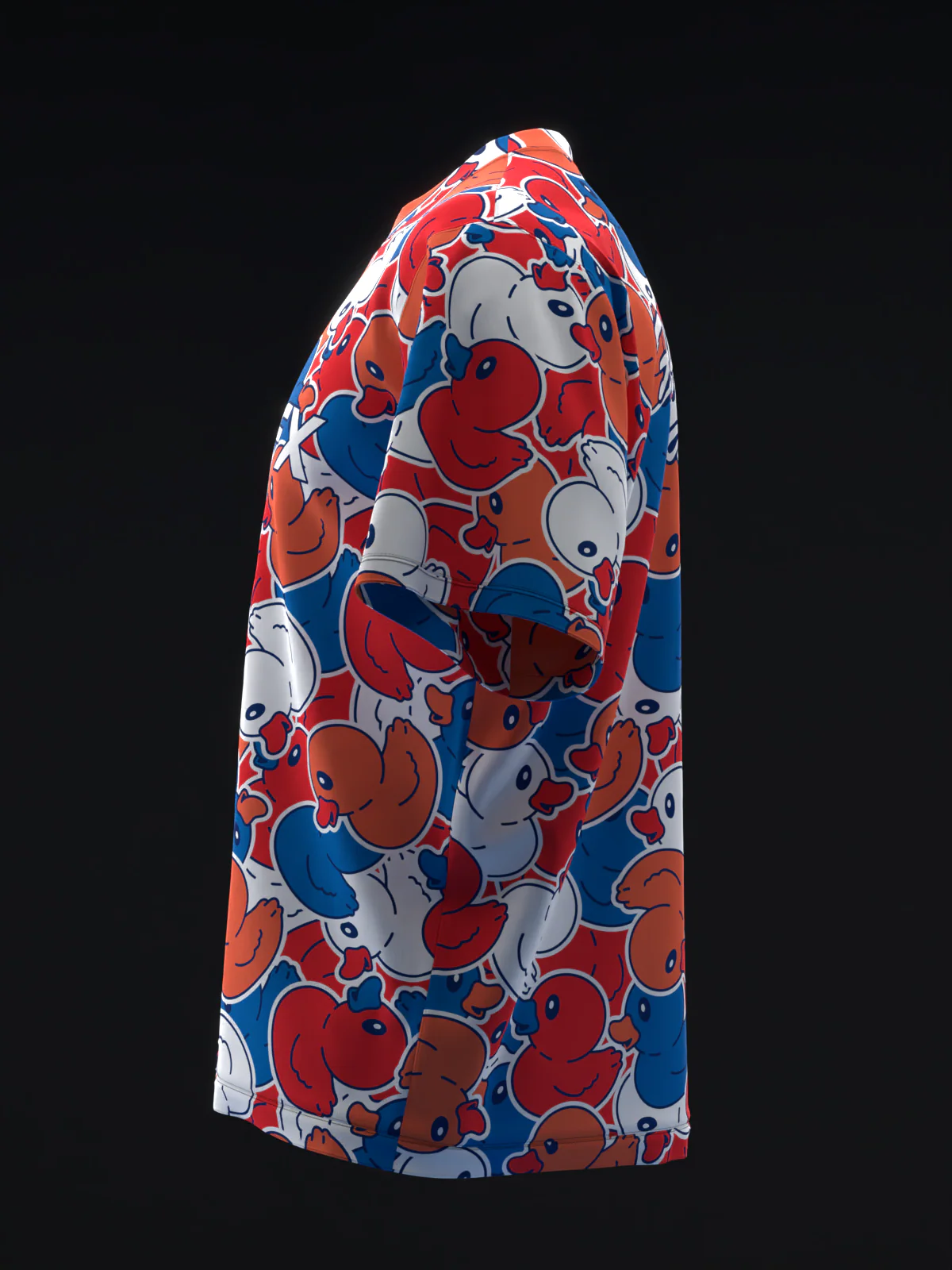 Patriotic Rubber Duck - RWB - Bowling Jersey - Image 6