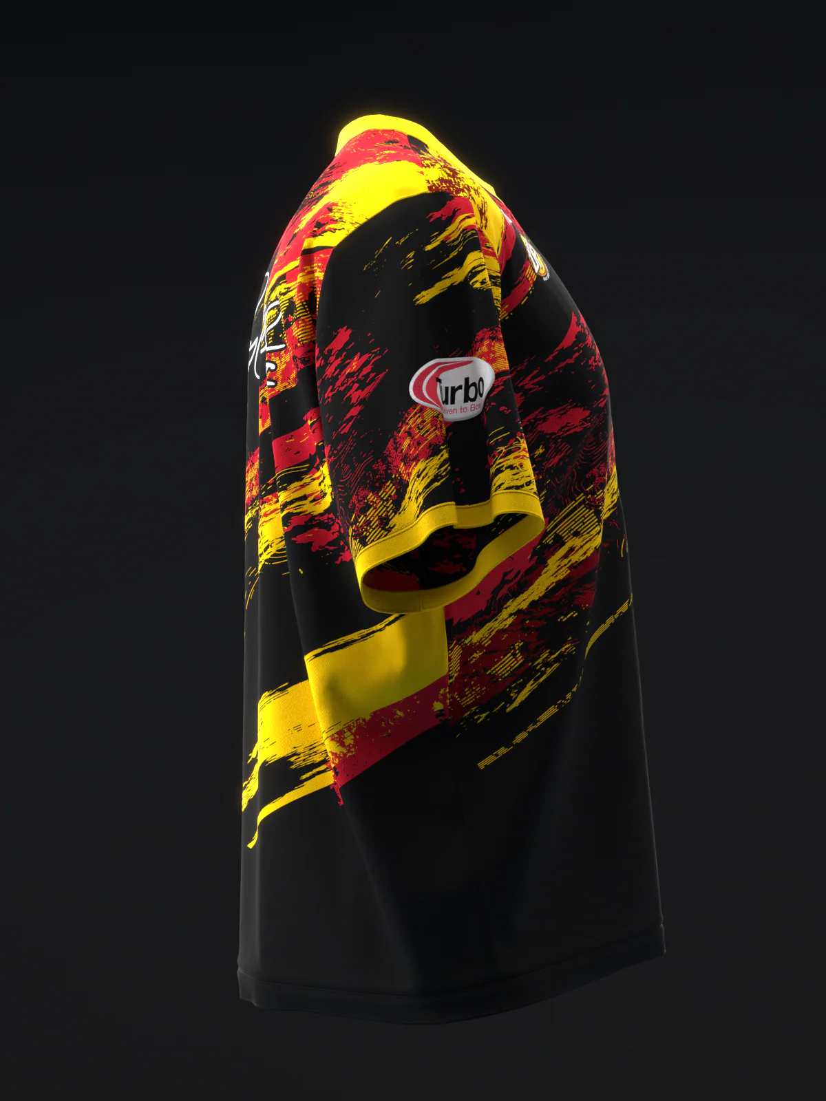 Perry Crowell 2024 - MX25 Black Red Yellow - Bowling Jersey - Image 4