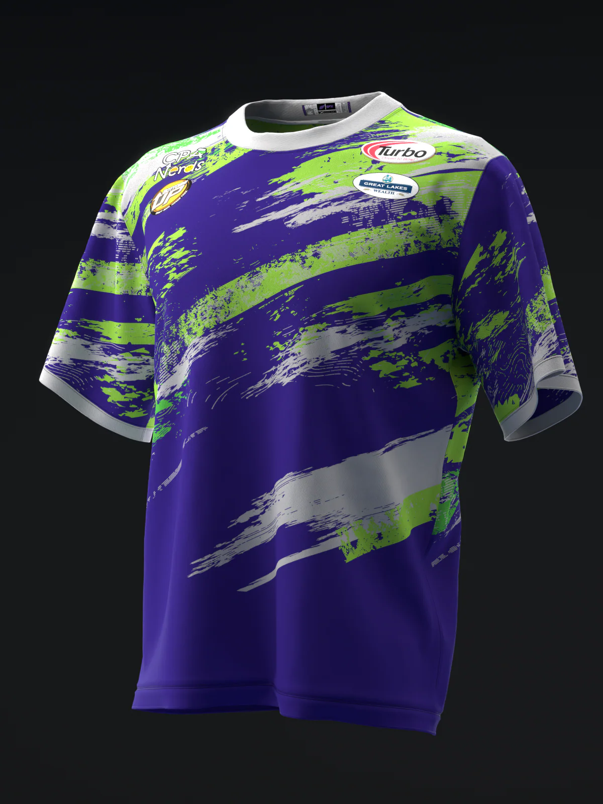 Perry Crowell 2024 - MX25 Purple Gray Green - Bowling Jersey
