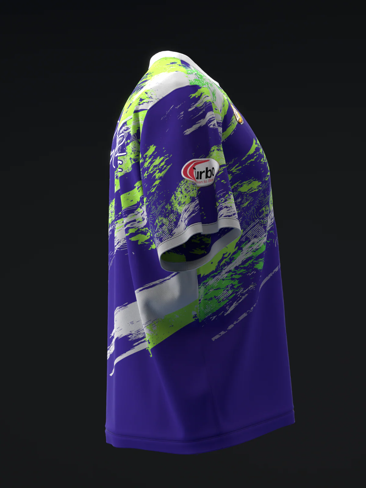 Perry Crowell 2024 - MX25 Purple Gray Green - Bowling Jersey - Image 4
