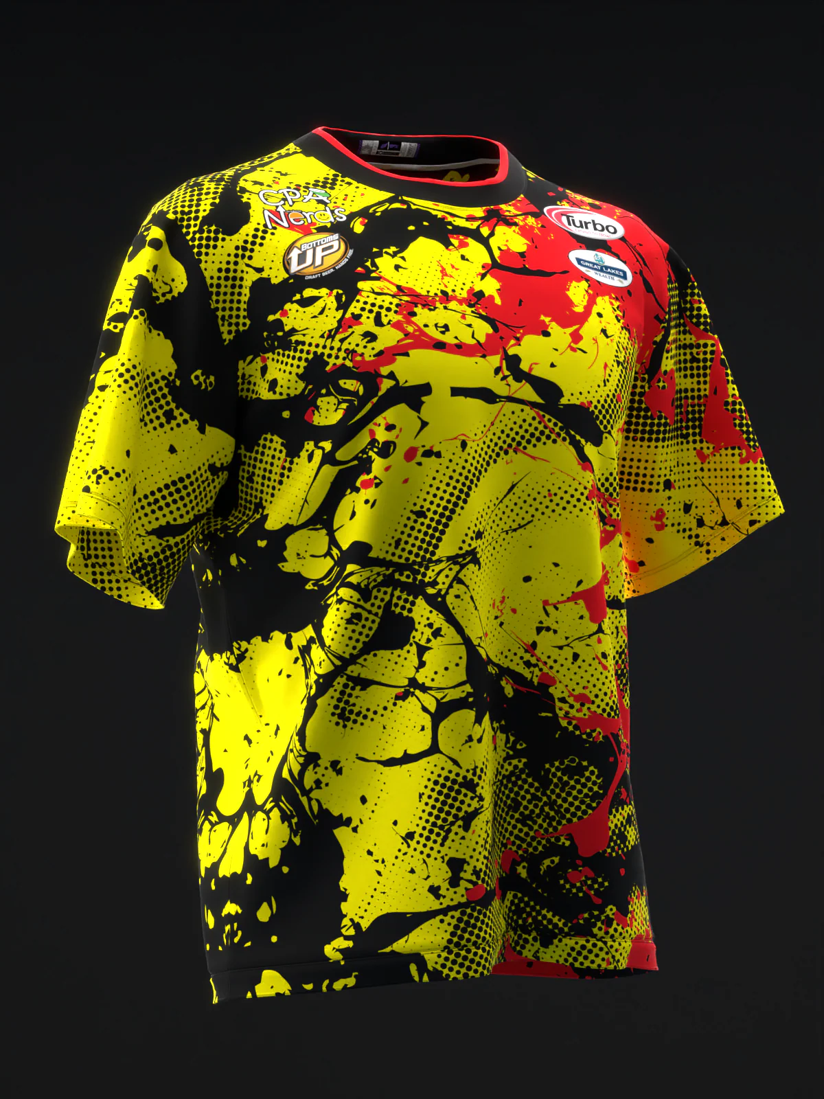 Perry Crowell 2026 - MX26 Splatter RYB - Bowling Jersey - Image 3