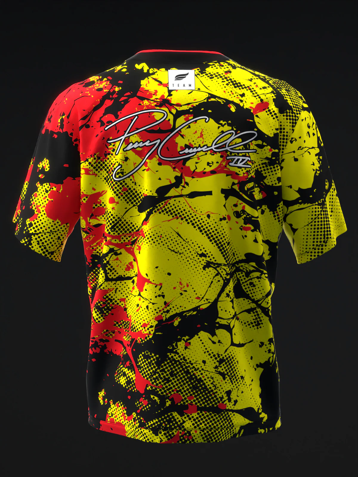 Perry Crowell 2026 - MX26 Splatter RYB - Bowling Jersey - Image 5