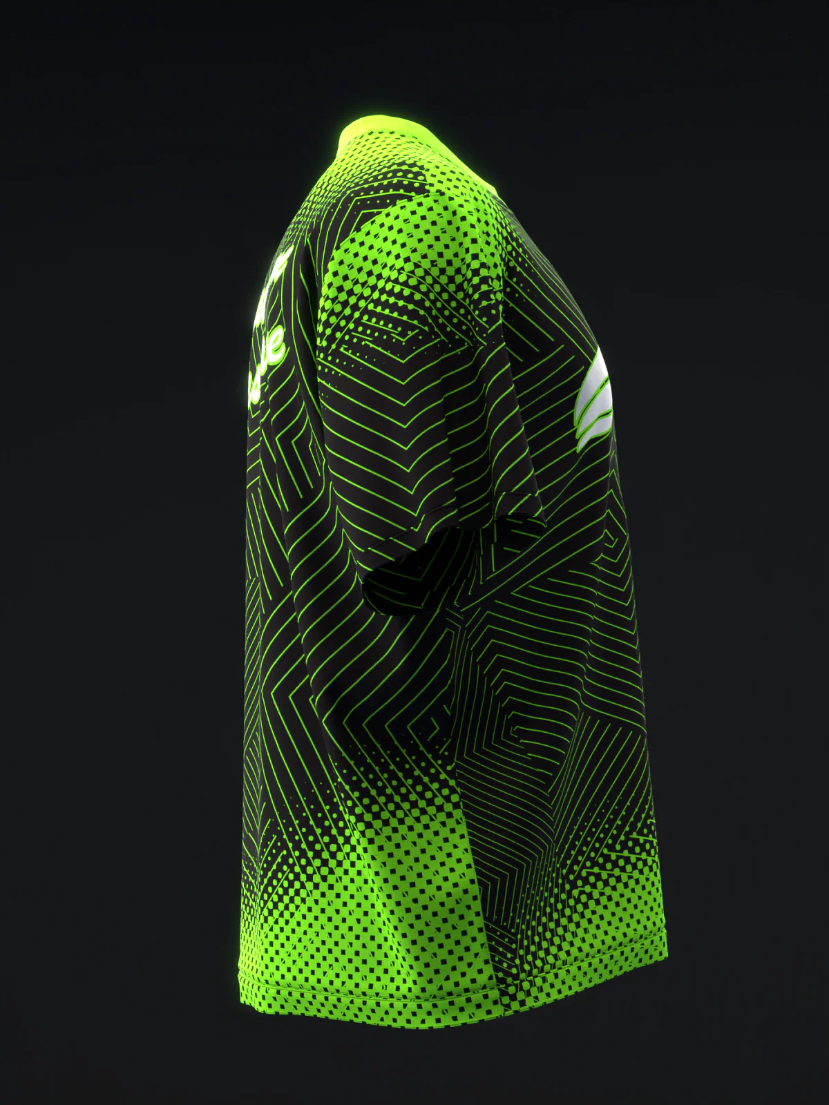 Recoil Vex - Neon Green - Bowling Jersey - Image 4