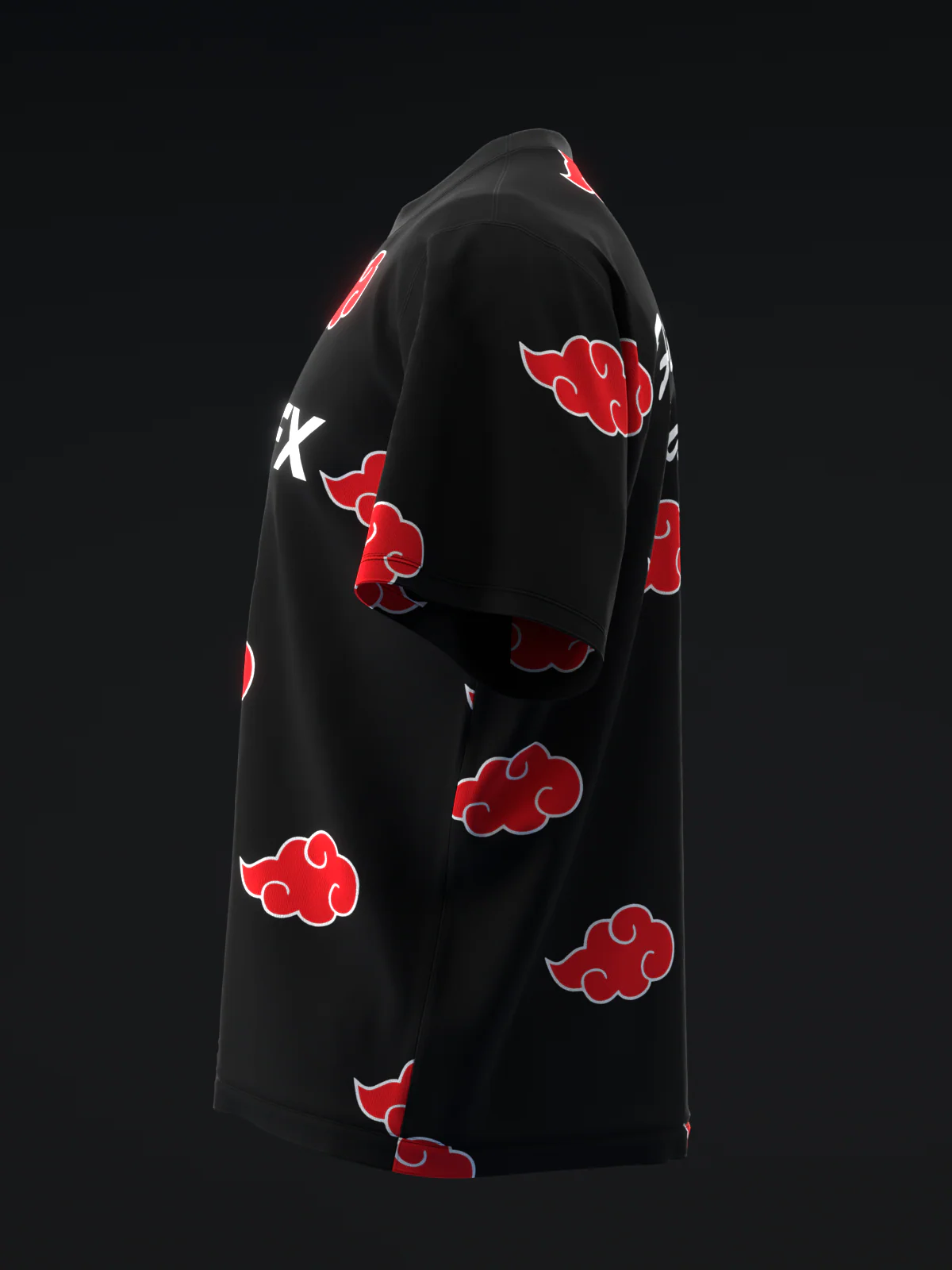 Red Clouds - Black Red - Bowling Jersey - Image 6
