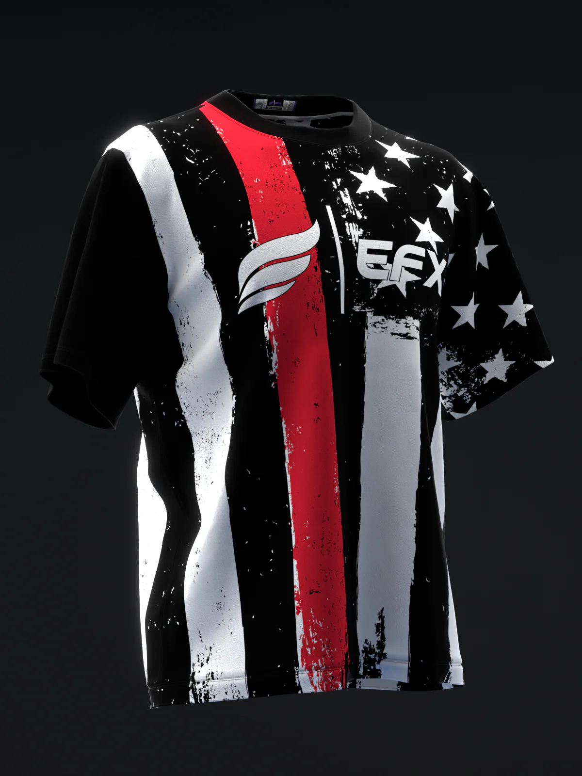 Red Lives - Black Red - Bowling Jersey - Image 3