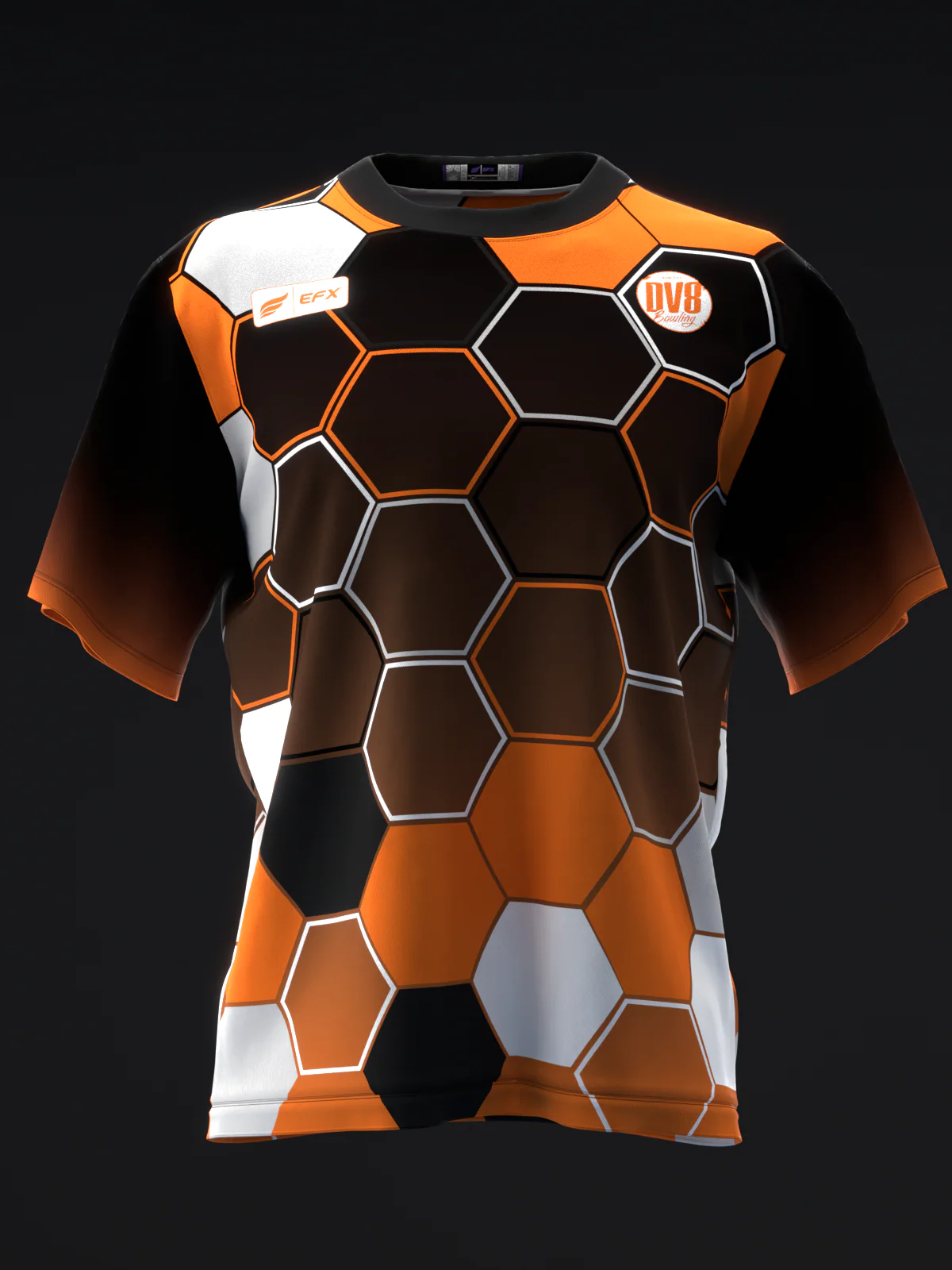 Robert Vater 2025 - Homage Honeycomb Orange - Bowling Jersey - Image 2