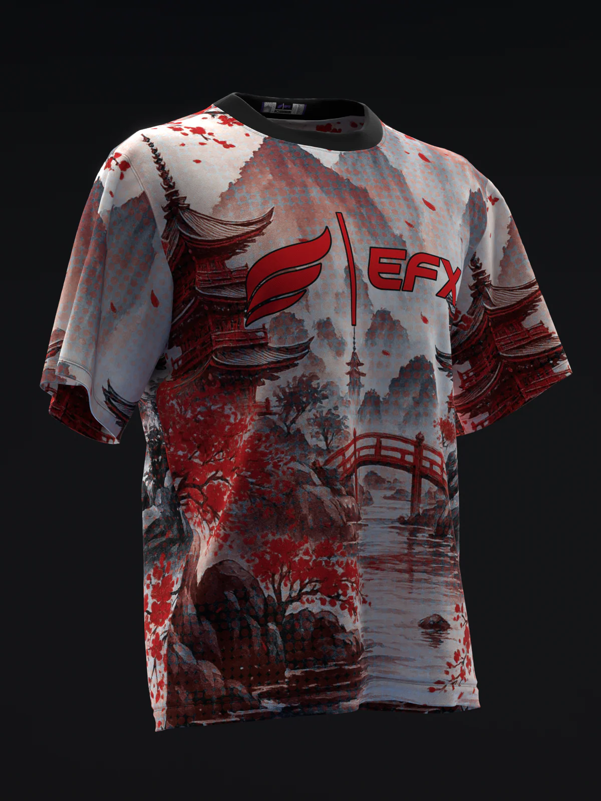 Sacred Echoes - Red - Bowling Jersey - Image 3