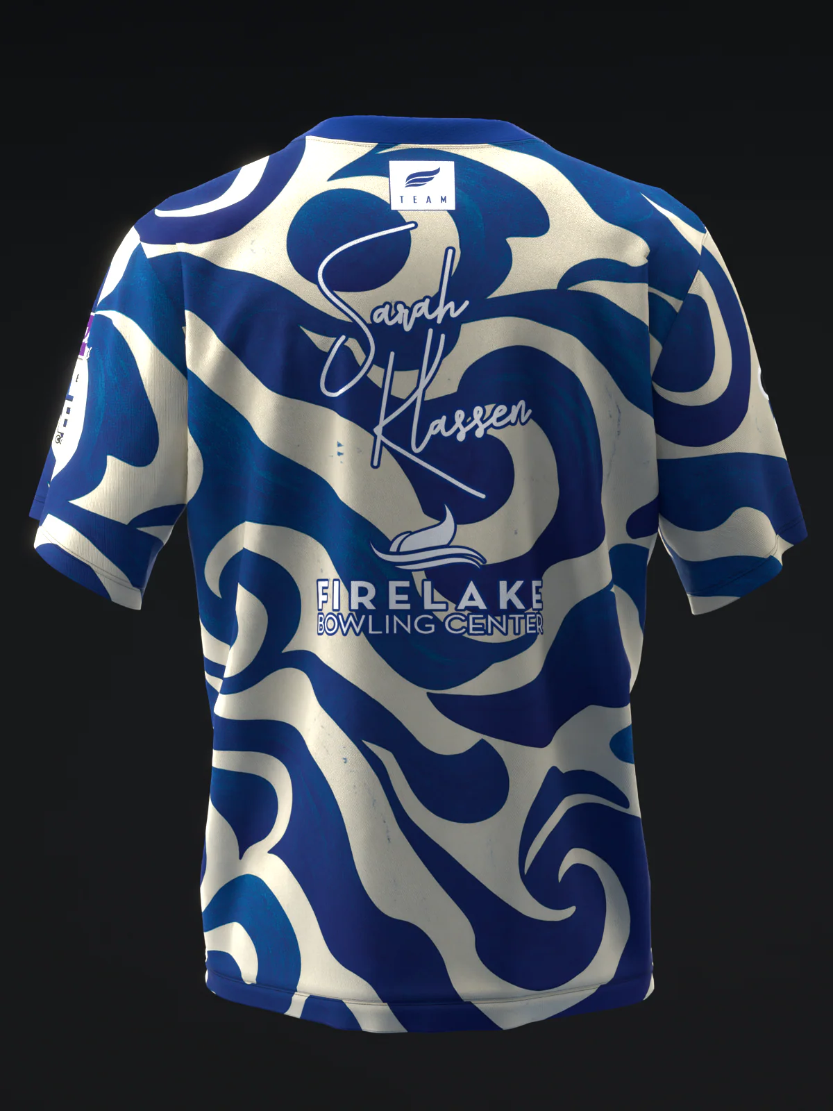 Sarah Klassen 2025 - Ikat Motif - Bowling Jersey - Image 5