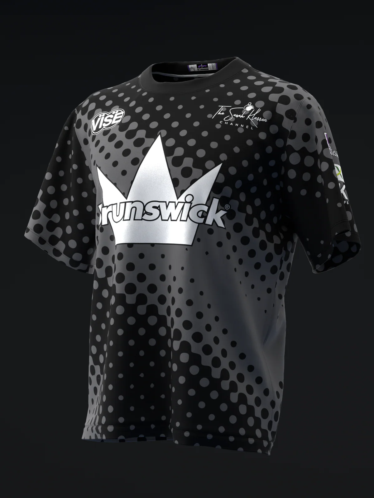 Sarah Klassen 2026 - Charcoal Halftone - Bowling Jersey