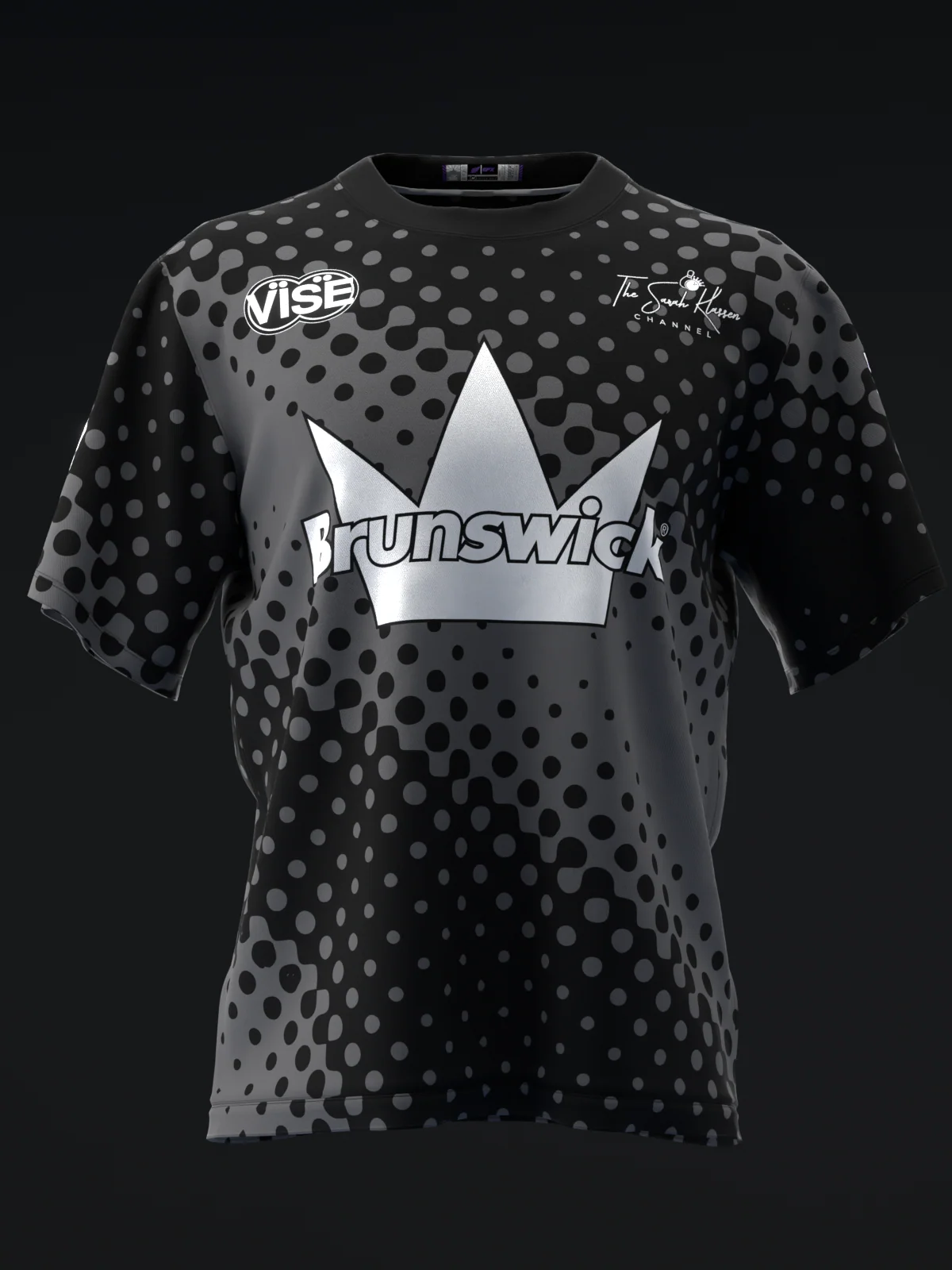 Sarah Klassen 2026 - Charcoal Halftone - Bowling Jersey - Image 2