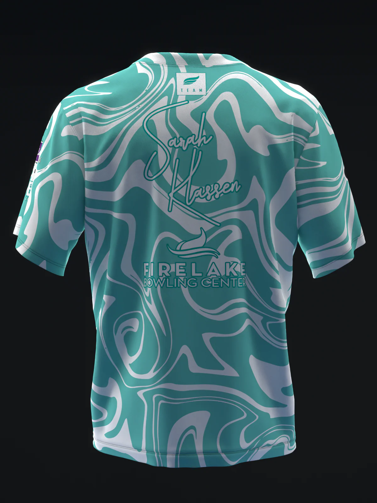 Sarah Klassen 2026 - Spearmint Swirl - Bowling Jersey - Image 5