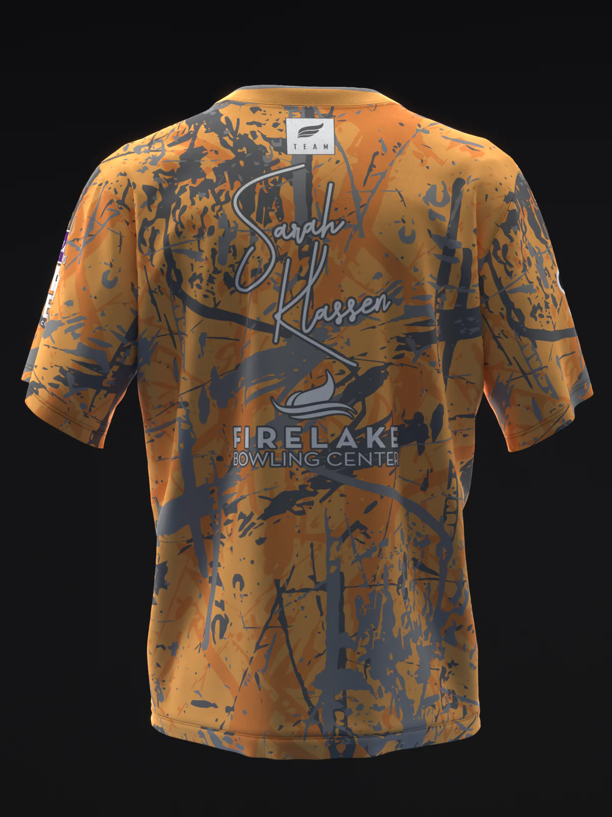 Sarah Klassen 2026 - Tangerine Grunge - Bowling Jersey - Image 5
