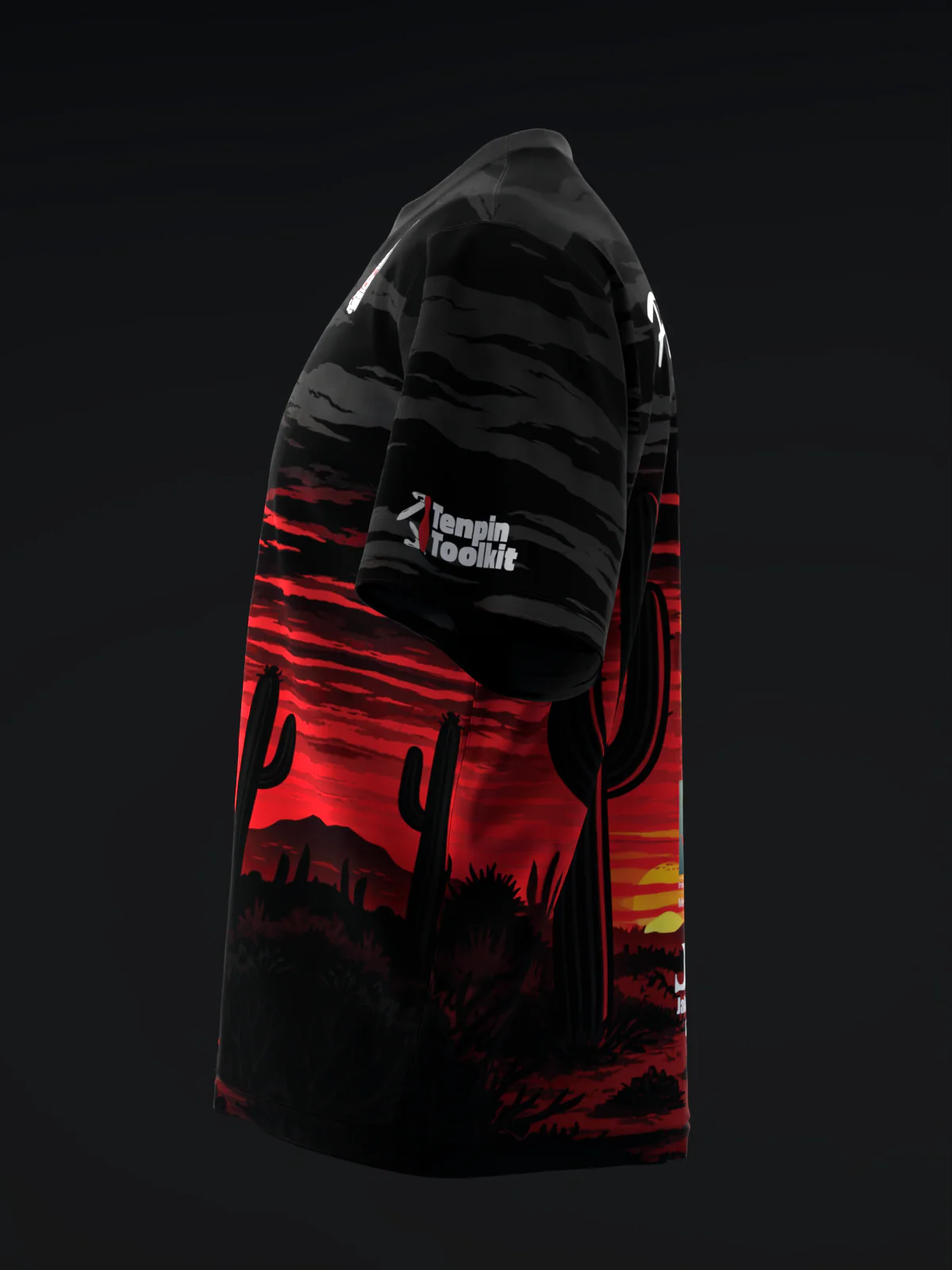 SBT - Desert Midnight Red - Bowling Jersey - Image 6