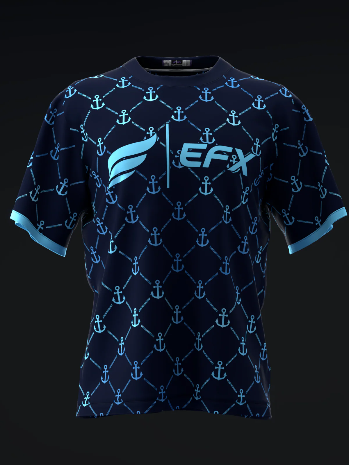 Set Sail - Navy - Bowling Jersey - Image 2