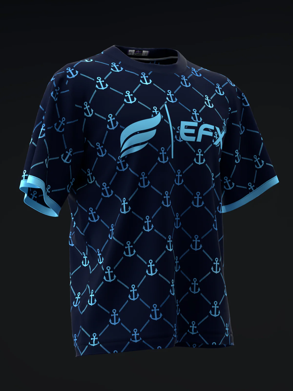 Set Sail - Navy - Bowling Jersey - Image 3
