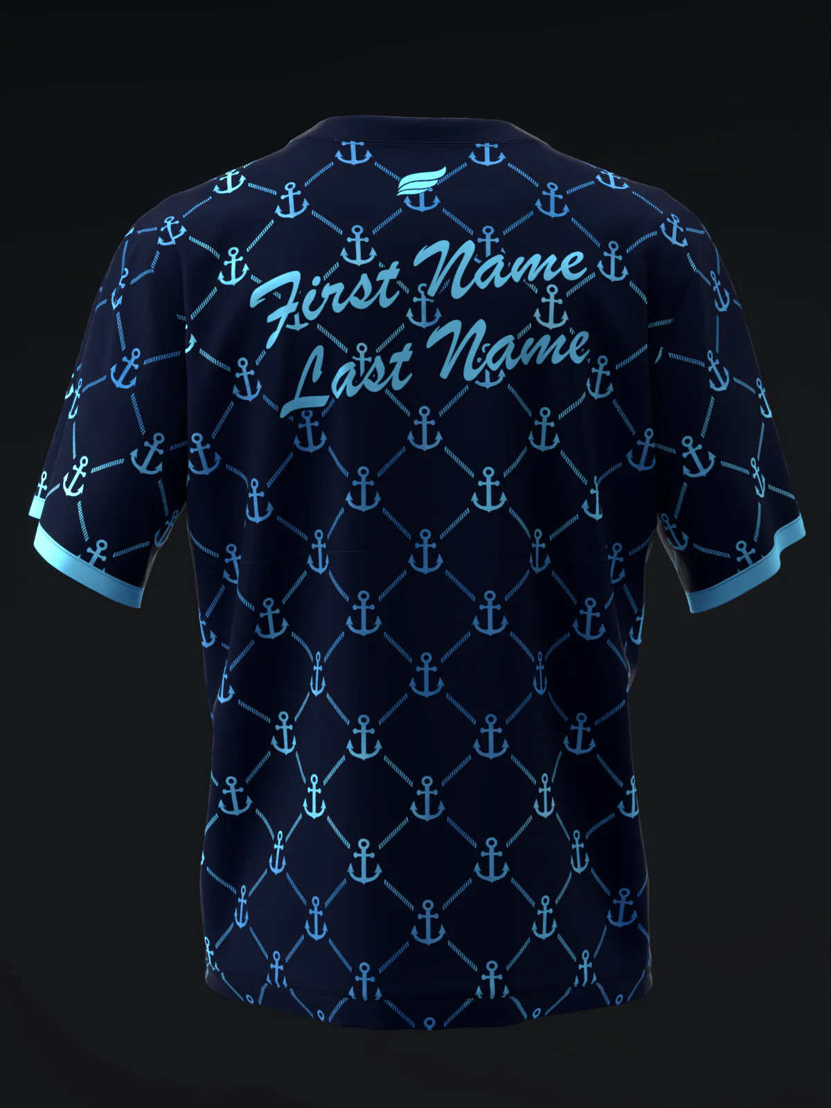 Set Sail - Navy - Bowling Jersey - Image 5