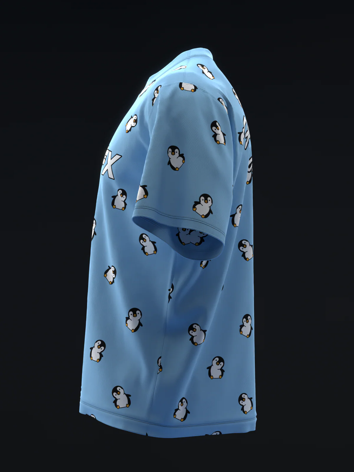 Silly Penguins - Blue - Bowling Jersey - Image 6