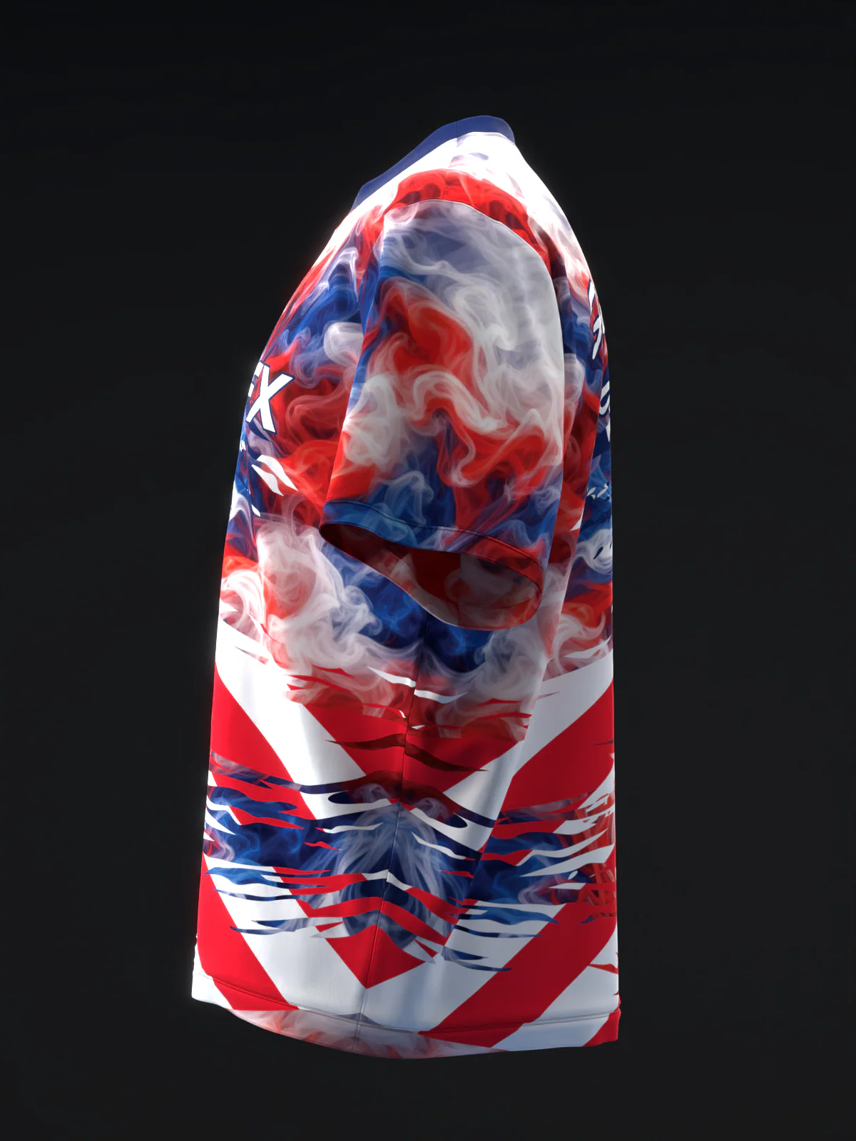 Smoke RWB - Red White Blue - Bowling Jersey - Image 6