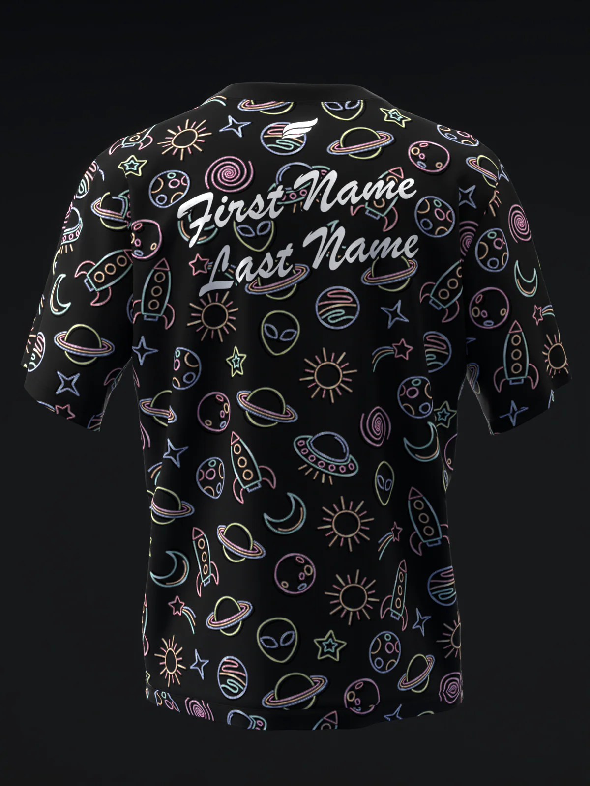 Space Glow - CB - Bowling Jersey - Image 5