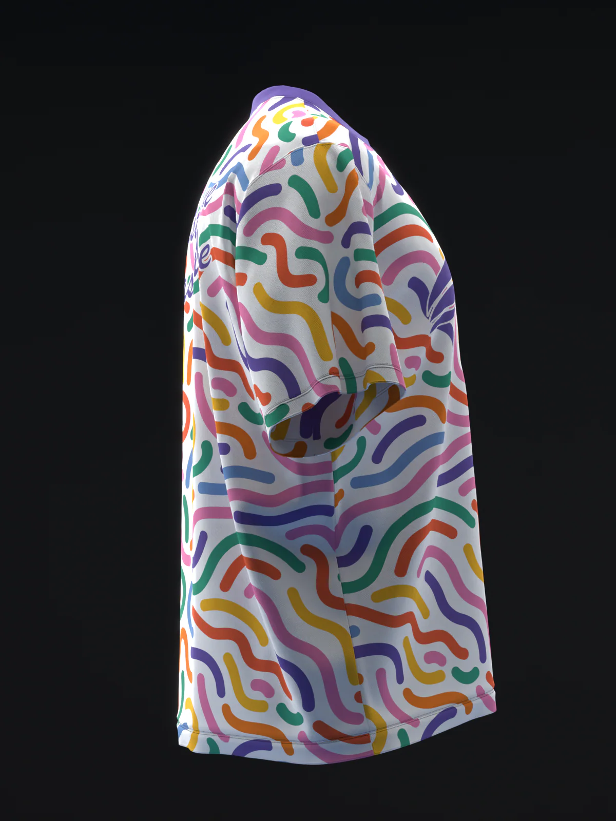 Squiggles - Colorful - Bowling Jersey - Image 4
