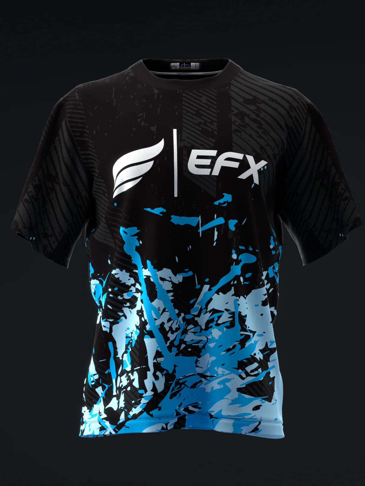 Strunge - Neon Blue - Bowling Jersey - Image 2