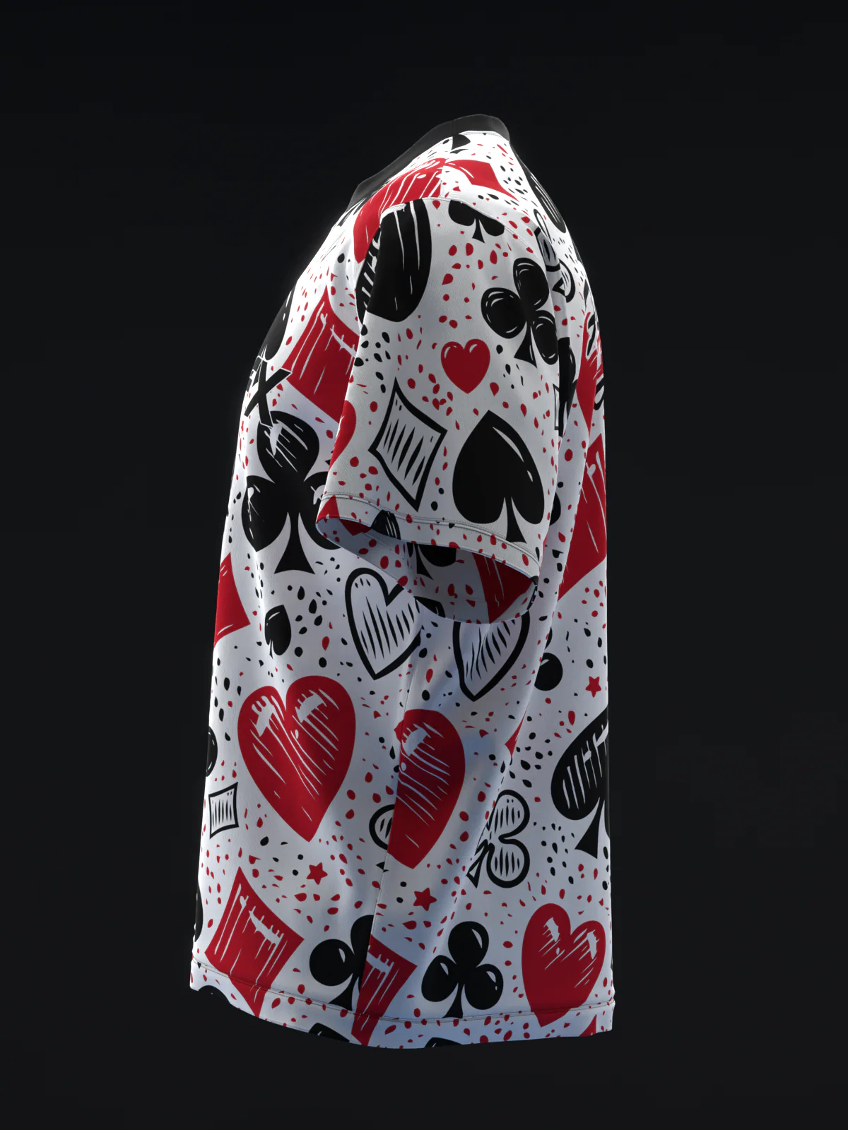 Suits - White Black - Bowling Jersey - Image 6