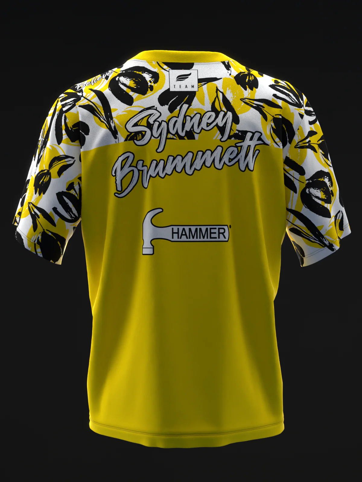 Sydney Brummett 2025 - Sketch Flowers - Bowling Jersey - Image 5