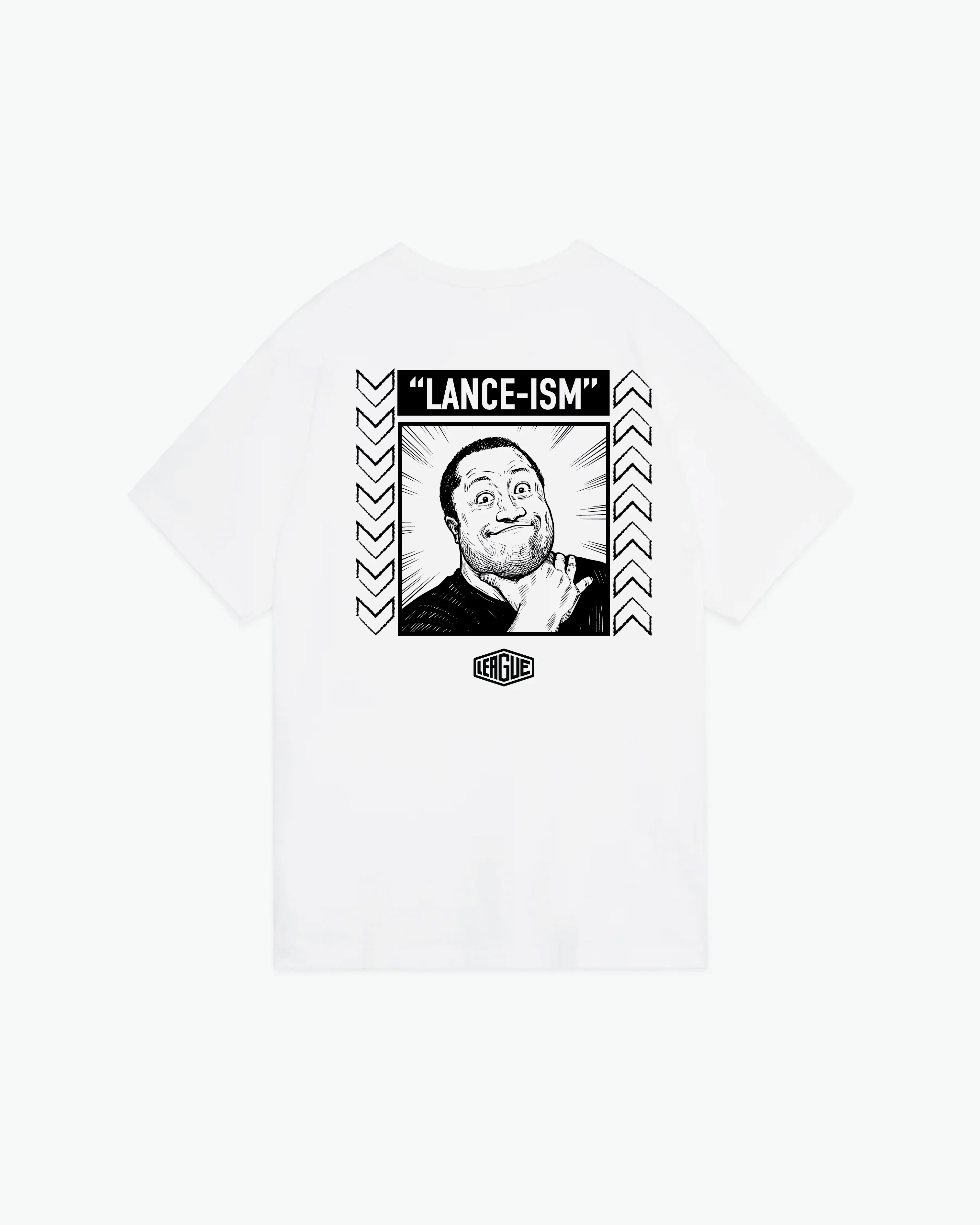 The LEAGUE - Lance Ism White  - Champion Tee - Image 2