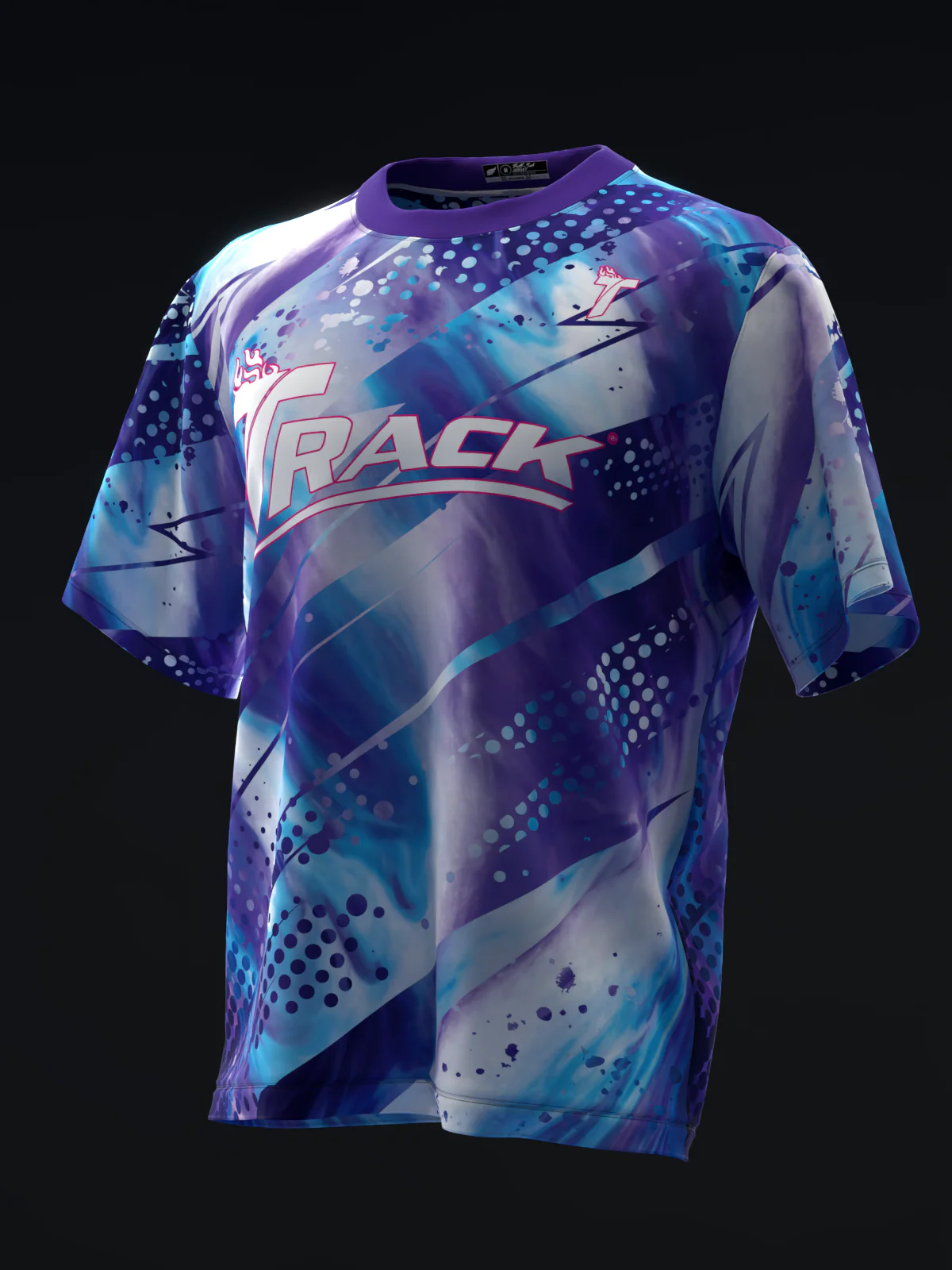 Track - Kinetic Sapphire Ice - Bowling Jersey