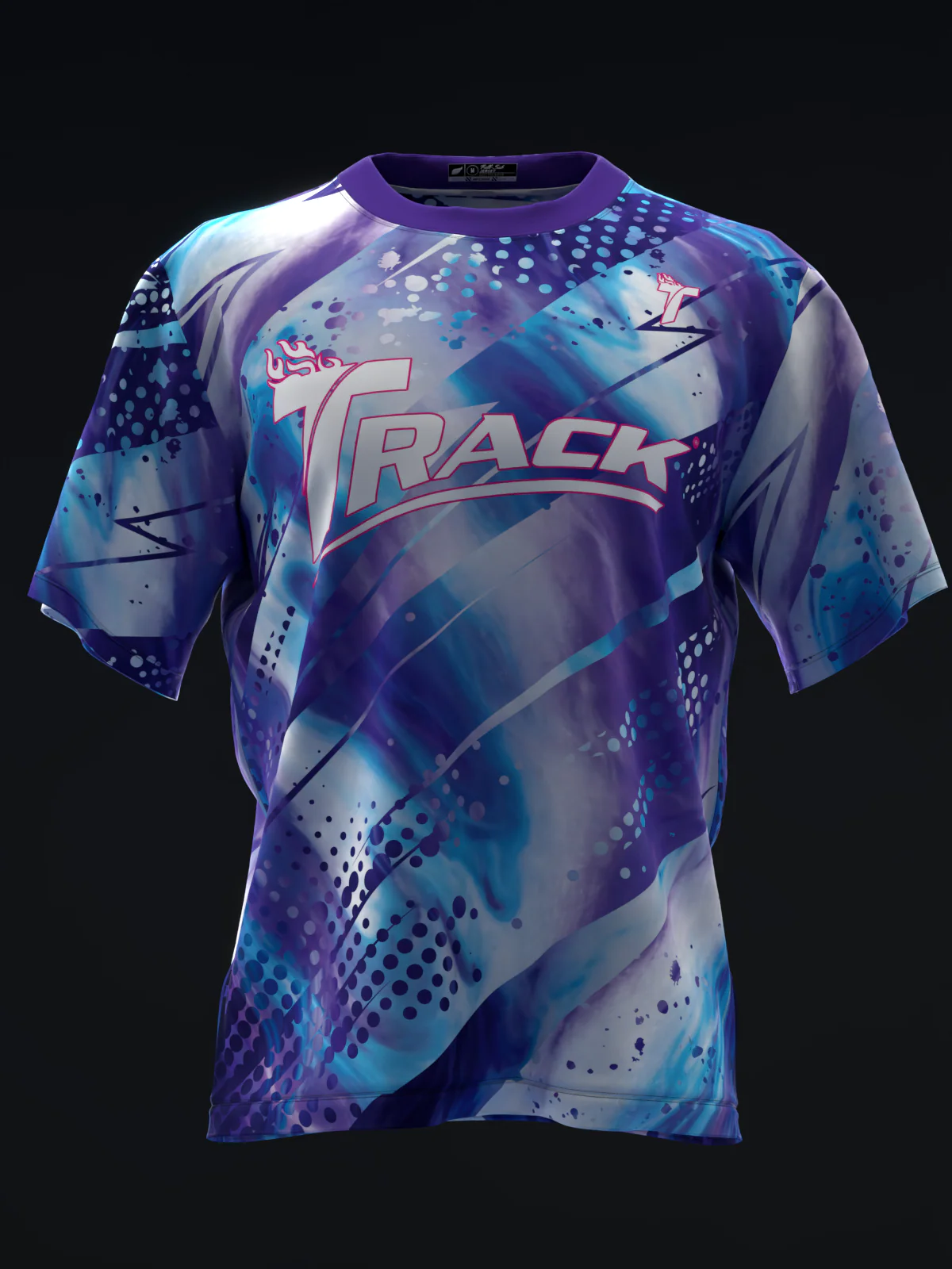 Track - Kinetic Sapphire Ice - Bowling Jersey - Image 2