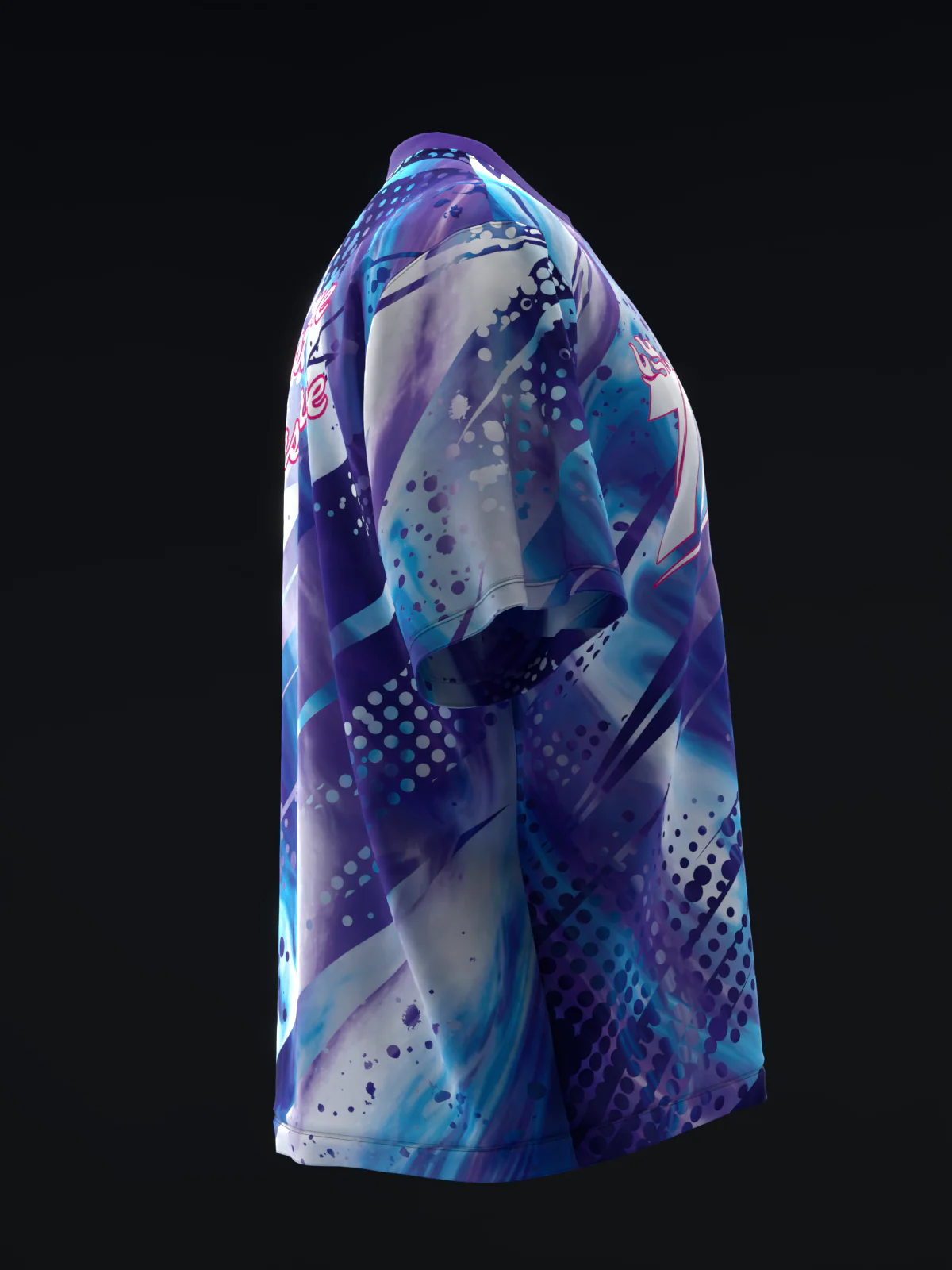 Track - Kinetic Sapphire Ice - Bowling Jersey - Image 4