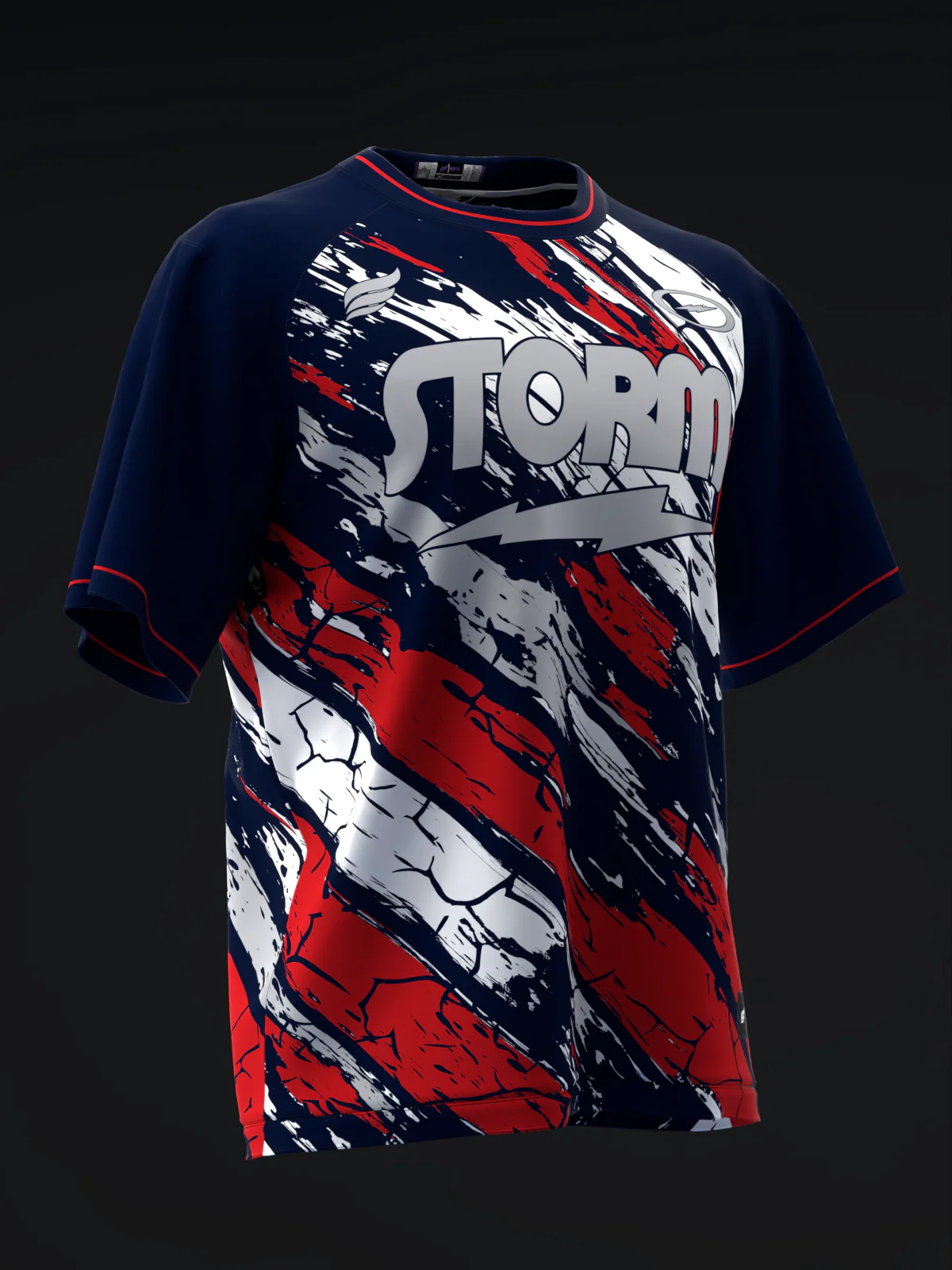 Vault #20260002 - Patriotic Storm - Bowling Jersey - Image 3