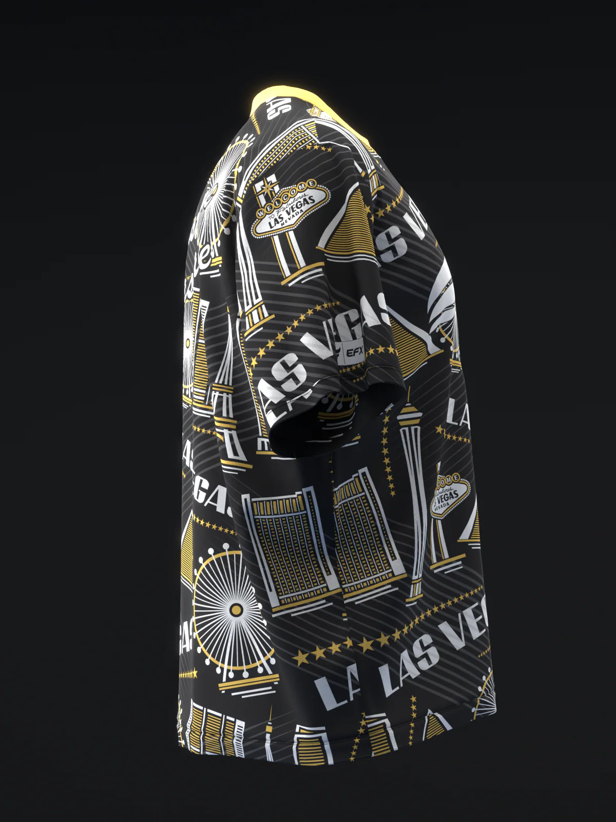 Vegas - Black Gold - Bowling Jersey - Image 4