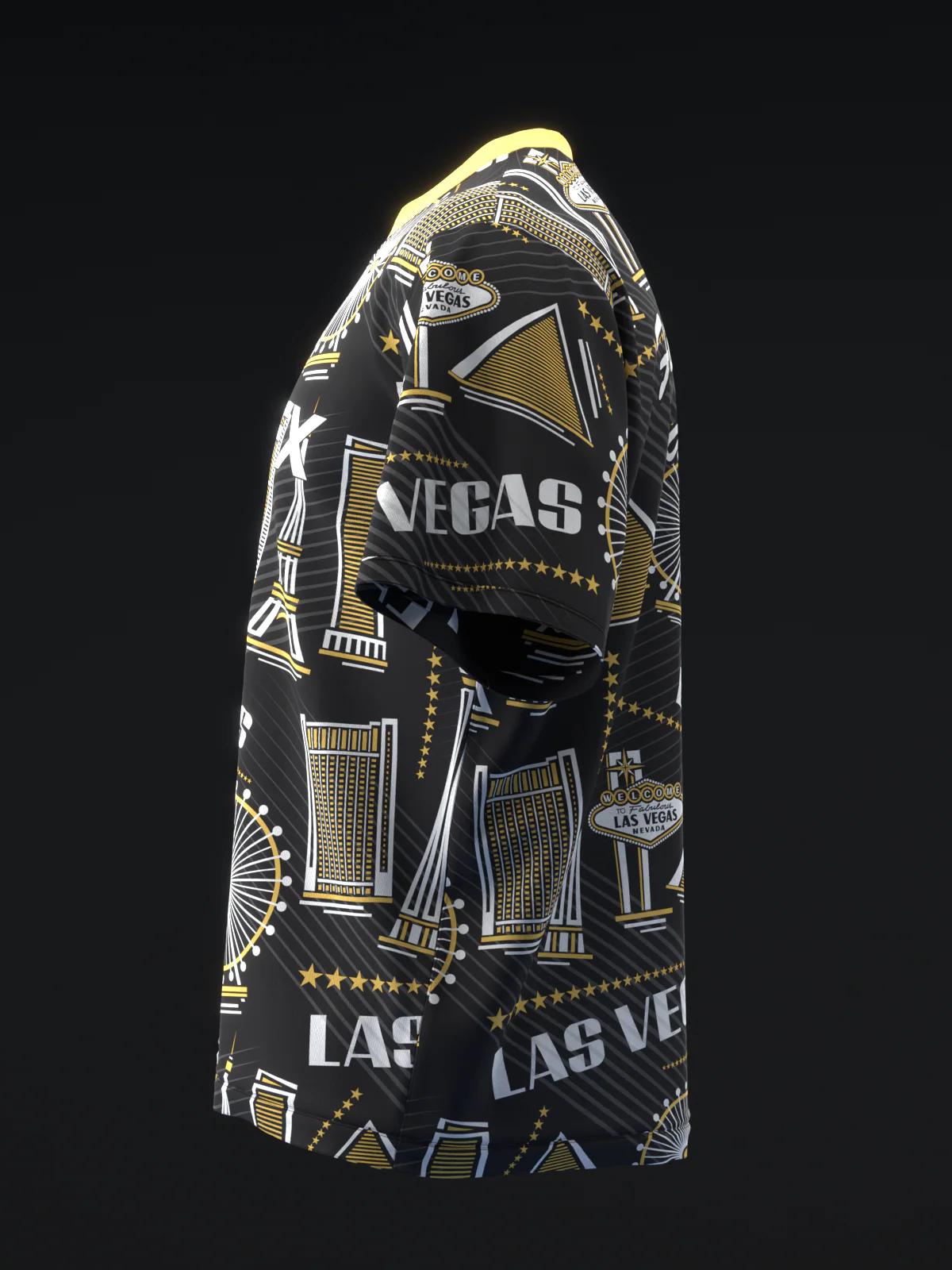 Vegas - Black Gold - Bowling Jersey - Image 6