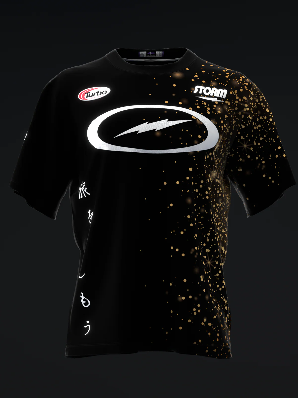 Victoria Varano 2024 - Glitter Gold Black - Bowling Jersey - Image 2