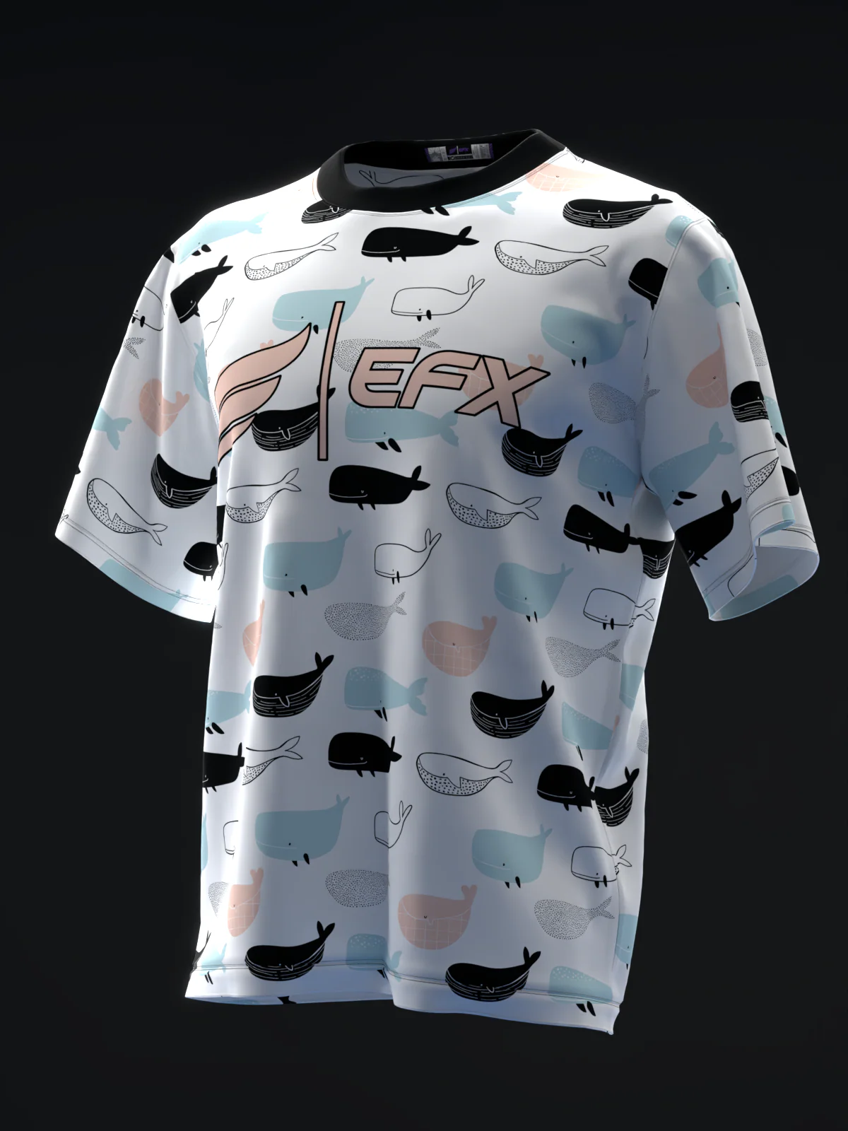 Whale Hello - White - Bowling Jersey