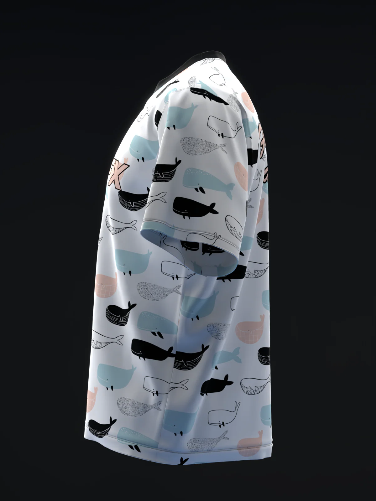 Whale Hello - White - Bowling Jersey - Image 6